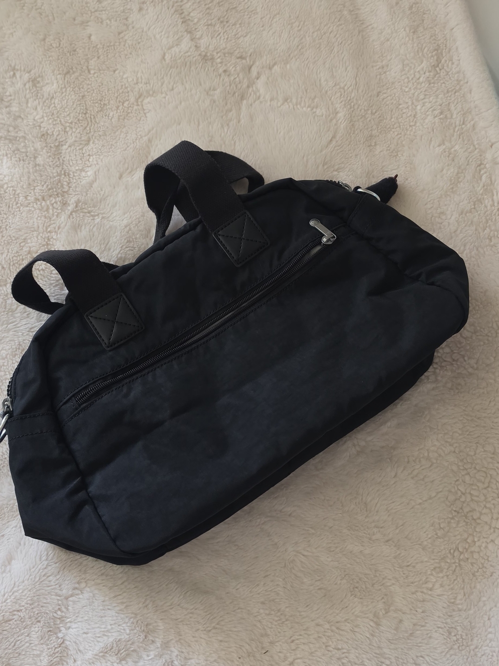 Kipling Defea Shoulder Bag Black Tonal Crossbody Strap Handbag - Picture 3 of 5